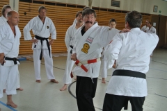 In der Oberstufe lehrte Hans-D. Rauscher Karate-Do