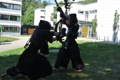 Bei strahlendem Sonnenschein begann das diesjährige Samurai Camp in Stegen.