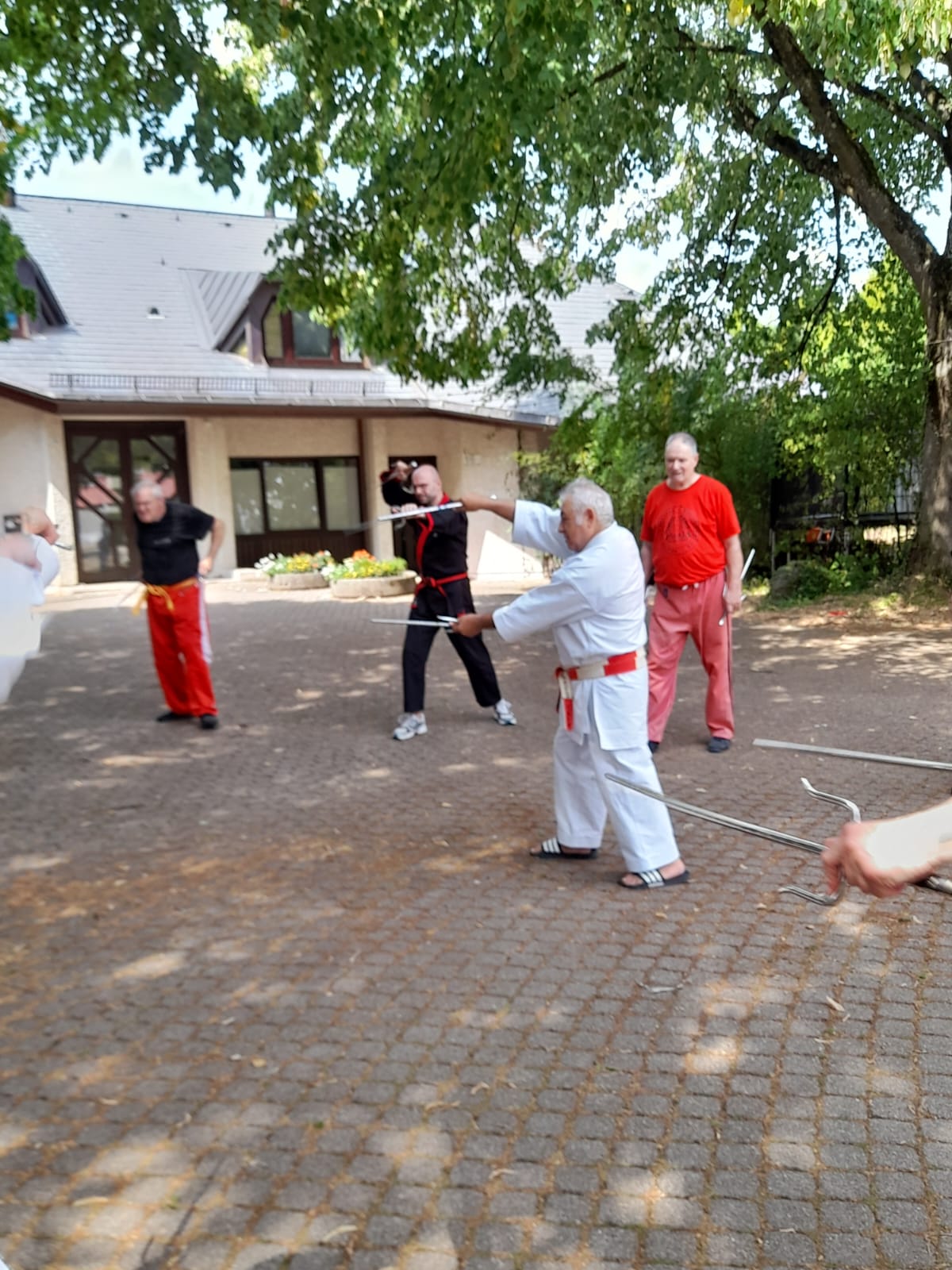 Luis Inostroza unterrichtet Sai-Jutsu