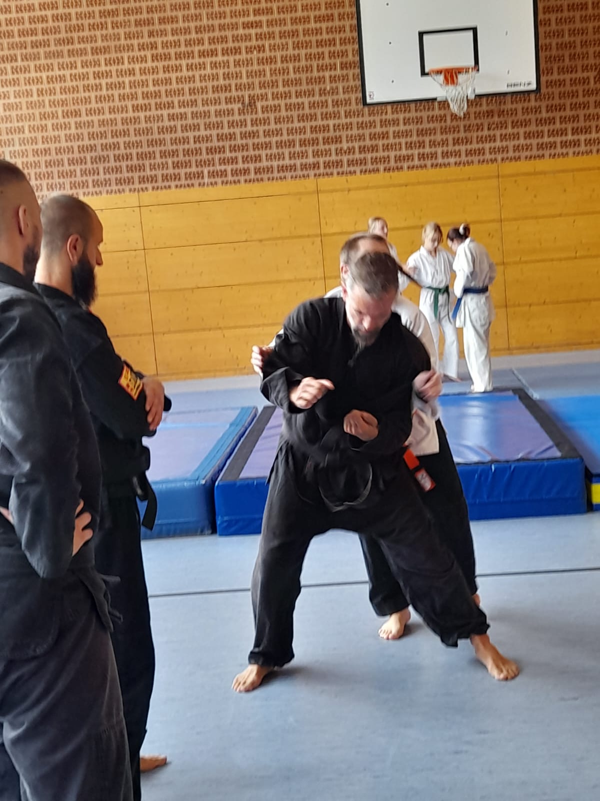 Michael Freerks unterrichtet Jiu Jitsu