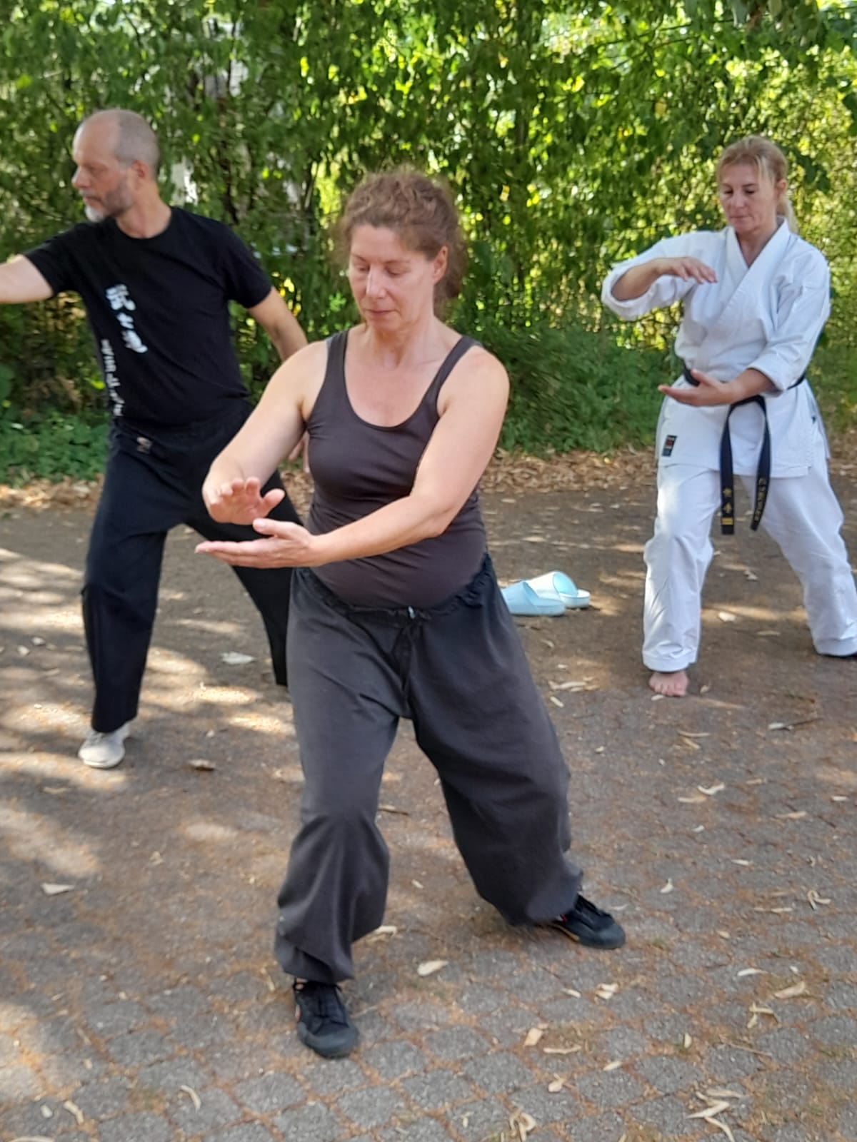 Yvonne Kehl beim Qi Gong